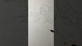 Drawing Luffy gear 5 - One piece #shorts