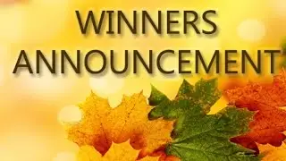 FALL GIVEAWAY 2016 WINNERS ANNOUNCEMENT | IndianBeautyReviewer