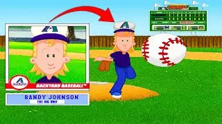 Randy Johnson Throws Back-To-Back PERFECT GAMES in Backyard Baseball!