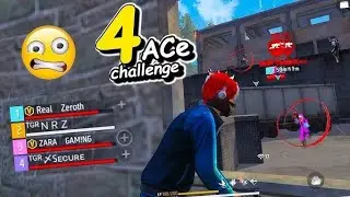 4 ace challenge On cs rank 🔥😜 #hardwork #freefiremax #canido