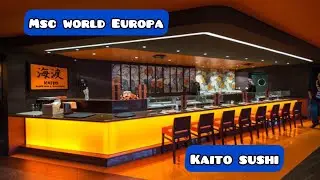 *MSC WORLD EUROPA* proviamo il SUSHI SARÀ BUONO? #mscworldeuropa
