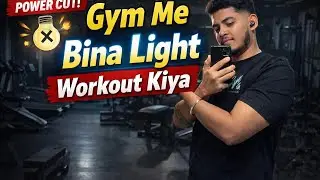 Gym Me Bina Light Workout Kiya🏋️