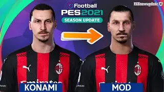PES 2021 Faces Zlatan Ibrahimovic by Owen31