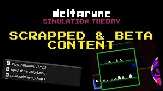 The scrapped and beta content of DELTARUNE: Simulation Theory