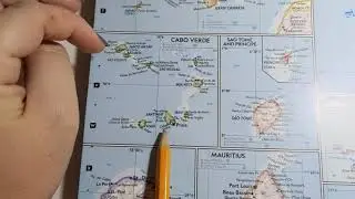 ASMR ~ Cape Verde History and Geography ~ Soft Spoken Map Pointing