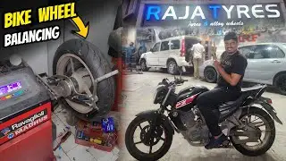 New Bike Tyres With Wheel Balancing 💥 Raja Tyres Royapettah