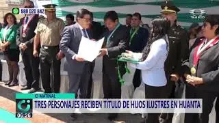DISTINCION DE TRES ILLUSTRE HUANTNOS