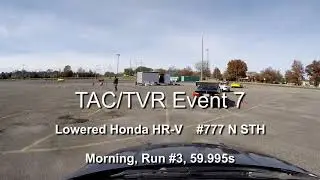 Honda HR-V Autocross - TAC/TVA Event #7, Best Runs