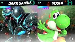 Super Smash Bros Ultimate Amiibo Fights Dark Samus vs the World #5 vs Yoshi