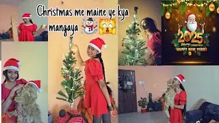 Christmas Celebration At Home 🎄 | Vlog With My Cat | Indian Christmas 2025