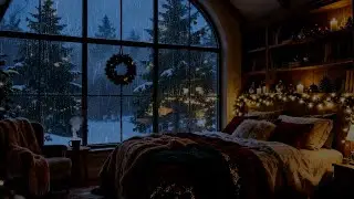 Deep Sleep Music with Rain Sounds Outside the Bedroom – Stress Relief & Anxiety Calm