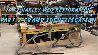 Идентификация рамы мотоцикла Harley Davidson Flathead 45 ci. Серии WL, WLA, WLC, D, R. Реставраци...