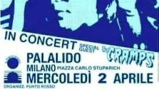 The Cramps - Palalido, Milan, Italy, 2 April 1980 (opening for The Police)