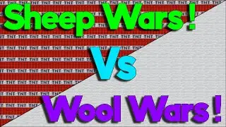 Comparing Sheep Wars and Wool Wars on Hypixel!