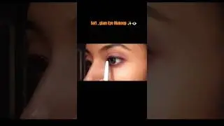 Rashmika Mandana Inspired Eye Makeup Look 👁️✨| Natural Daily Look #eyemakeup #ytshorts #shortfeed