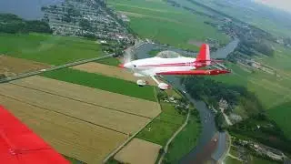 Vans RV4 flying formation with Stelio Frati Falco (2)