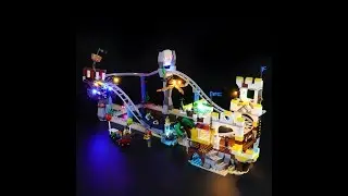 BriksMax Light Kit For Lego Creator Pirate Roller Coaster 31084