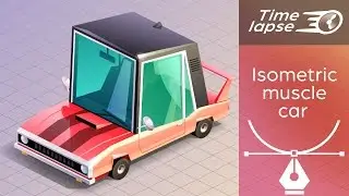 isometric muscle car