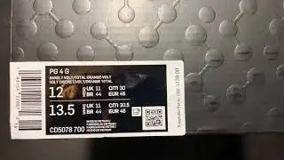 Unboxing PG 4 Gatorade All-Star 2020