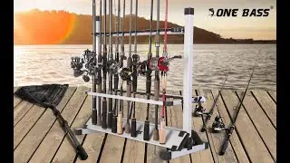 One Bass Portable Fishing Rod Holder for All Type Fishing Pole