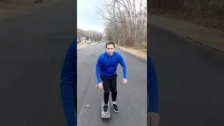 Skating with my drone in Dolly Track Mode #skateboarding #fakieshoveit #drone #hoverairx1pro