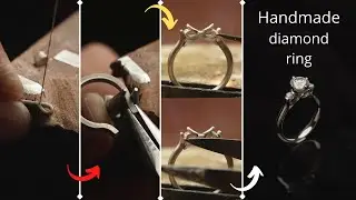 Handmade diamond ring making | How it's made #shorts