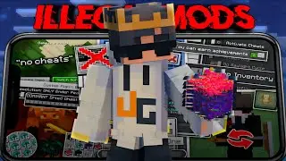 Top 7 Illegal Mods for MCPE 1.21+ (Mojang Hates These 😳)