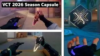 New VCT 2026 Season Capsule Skins in Valorant