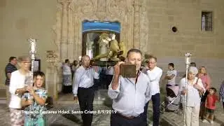Traslado Titulares de la Hdad. del Santo Cristo 8/9/2019