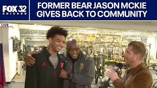 As Bears chase playoff success, former player gives back to community