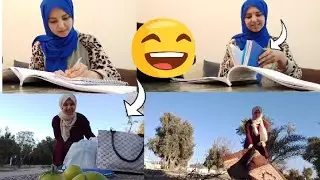 هانا يا المشاهدين بديت كنستاعد للإمتحانات 📚📖📝دعيو معايا 🤩 و من بعد ماراجعت و كتبت خرجنا لجريدة😄