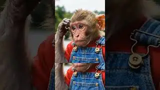 THE BRIDGE COLLAPSED &mdash; WHAT SHOULD I DO #shortvideo #monkeyindanger #trending