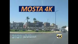 Driving in Algeria 4k .. MOSTAGANEM CITY 4k .. a car tour ..The pearl of the Mediterranean