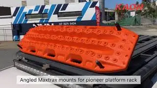 Angled Maxtrax Wind Deflector Mounting Plate Bracket