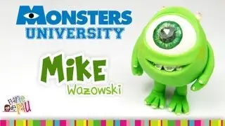 Mike Wazowski Polymer Clay Tutorial / Mike Wazowski de Arcilla Polimérica