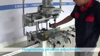 Aluminum door&window single head double station copy router（self locking patent）