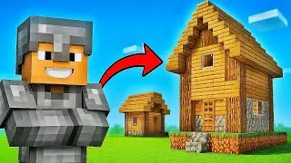 I Transformed My NOOB House into a PRO Mansion in One Block!