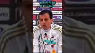 Allegri parla di De Sciglio🐐🇮🇹 #calcio #shorts