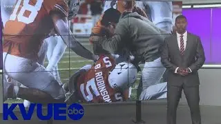 Longhorn Bijan Robinson out for remainder of season after elbow injury | KVUE