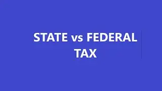 State vs. Federal Taxes Explained in 2 Minutes! 🌎 Key Differences You Need to Know