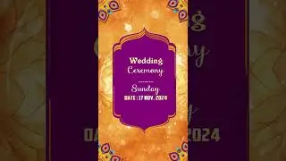 New Style invitation whats app status Card 2024 #deepakmixinglap #piro