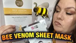 BEE VENOM PLUMPING Mask vs COLLAGEN Mask by Global Beauty and Miss Spa.