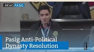 Mayor Vico Sotto, Suporta sa Anti-Political Dynasty Resolution sa Pasig