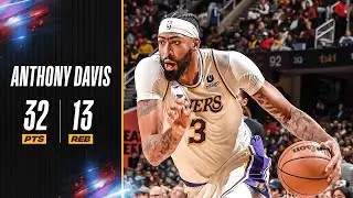 Anthony Davis records 32 points and 13 rebounds in a remarkable win against the Cavaliers! 💪
