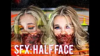 SFX Makeup: Half Face SFX Makeup - Continued look from Somewhere Over The Rainbow
