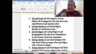Sfi, kurs B, kurs C, Ett dilemma, Vägbeskrivning, imperativ, grammatik