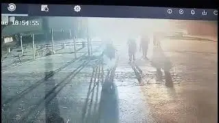 Surveillance footage shows a  detonating himself at a security checkpost in Bhakkar, Punjab.