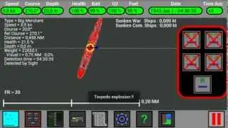 Урок на симуляторе U-Boat: потопить большое торговое судно