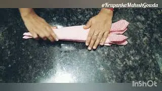 Flower basket Towel Folding | How to make a Towel folding Flower basket