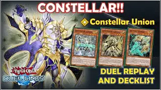 CONSTELLAR Union !! support Artifact Lancea Duel Replay and Decklist [Yu-Gi-Oh! DUEL LINKS]